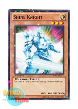 画像1: 英語版 BP01-EN217 Shine Knight シャインナイト (スターホイルレア) 1st Edition