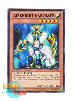 画像1: 英語版 BP02-EN016 Airknight Parshath 天空騎士パーシアス (レア：ブラック) 1st Edition