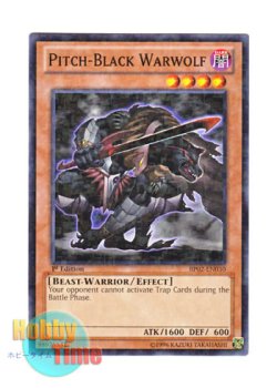 画像1: 英語版 BP02-EN030 Pitch-Black Warwolf 漆黒の戦士 ワーウルフ (ノーマル) 1st Edition