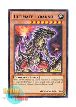 画像1: 英語版 BP02-EN045 Ultimate Tyranno 究極恐獣 (レア：ブラック) 1st Edition