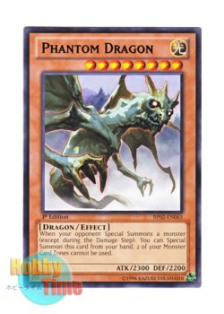 画像1: 英語版 BP02-EN065 Phantom Dragon ファントム・ドラゴン (レア：ブラック) 1st Edition