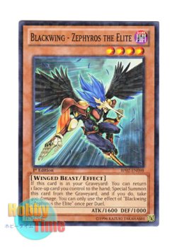画像1: 英語版 BP02-EN098 Blackwing - Zephyros the Elite ＢＦ－精鋭のゼピュロス (ノーマル) 1st Edition
