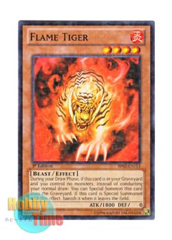画像1: 英語版 BP02-EN113 Flame Tiger 焔虎 (ノーマル) 1st Edition