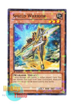 画像1: 英語版 BP02-EN066 Shield Warrior シールド・ウォリアー (モザイクレア) 1st Edition