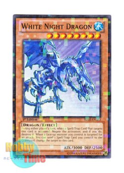画像1: 英語版 BP02-EN083 White Night Dragon 青氷の白夜龍 (モザイクレア) 1st Edition