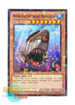 画像1: 英語版 BP02-EN121 Hyper-Ancient Shark Megalodon エンシェント・シャーク ハイパー・メガロドン (モザイクレア) 1st Edition