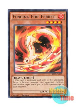 画像1: 英語版 BP03-EN107 Fencing Fire Ferret 火舞太刀 (レア) 1st Edition