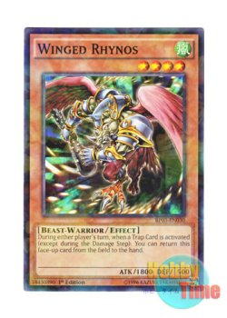 画像1: 英語版 BP03-EN030 Winged Rhynos ウィングド・ライノ (シャターホイルレア) 1st Edition