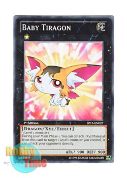 画像1: 英語版 SP13-EN027 Baby Tiragon ベビー・トラゴン (ノーマル) 1st Edition