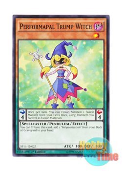 画像1: 英語版 SP15-EN027 Performapal Trump Witch EMトランプ・ウィッチ (ノーマル) 1st Edition