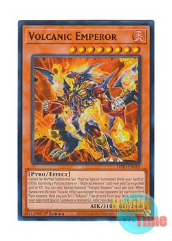 画像1: 英語版 LD10-EN018 Volcanic Emperor ヴォルカニック・エンペラー (ウルトラレア) 1st Edition