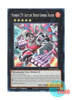 画像1: 英語版 LD10-EN035 Number C79: Battlin' Boxer General Kaiser CNo.79 BK 将星のカエサル (スーパーレア) 1st Edition