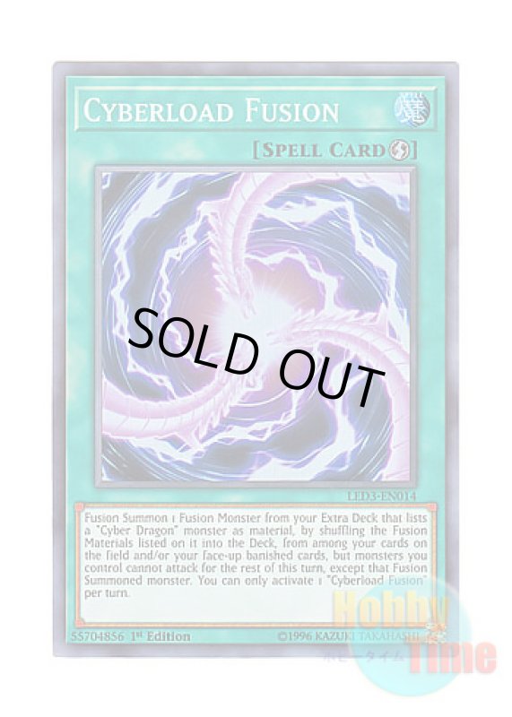 画像1: 英語版 LED3-EN014 Cyberload Fusion サイバーロード・フュージョン (スーパーレア) 1st Edition (1)