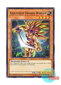 画像1: 英語版 LEDU-EN013 Amazoness Swords Woman アマゾネスの剣士 (ノーマル) 1st Edition