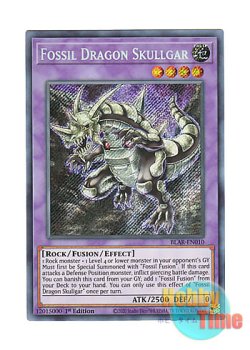 画像1: 英語版 BLAR-EN010 Fossil Dragon Skullgar 新生代化石竜 スカルガー (シークレットレア) 1st Edition