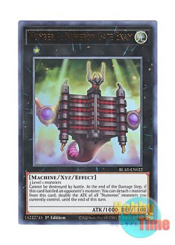 画像1: 英語版 BLAR-EN022 Number 1: Numeron Gate Ekam No.1 ゲート・オブ・ヌメロン－エーカム (ウルトラレア) 1st Edition