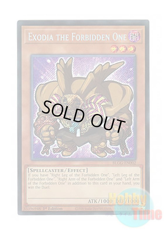 画像1: 英語版 BLGG-EN002 Exodia the Forbidden One 封印されしエクゾディア (シークレットレア) 1st Edition (1)