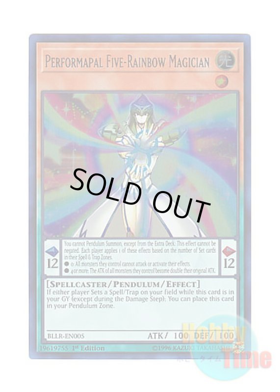画像1: 英語版 BLLR-EN005 Performapal Five-Rainbow Magician EM五虹の魔術師 (ウルトラレア) 1st Edition (1)