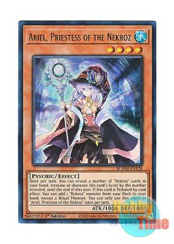 画像1: 英語版 BLMM-EN128 Ariel, Priestess of the Nekroz 影霊衣の巫女 エリアル (ウルトラレア) 1st Edition