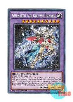 画像1: 英語版 BLMM-EN145 Gem-Knight Lady Brilliant Diamond ジェムナイトレディ・ブリリアント・ダイヤ (シークレットレア) 1st Edition