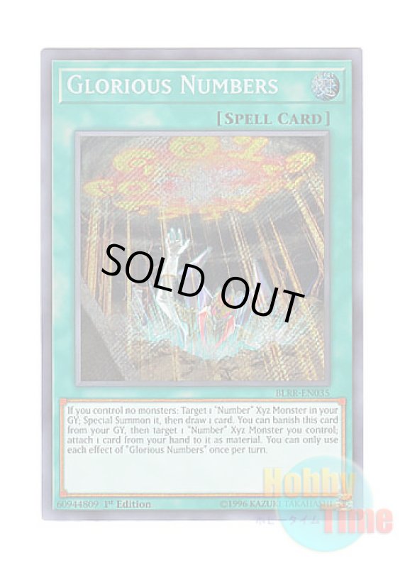 画像1: 英語版 BLRR-EN035 Glorious Numbers グローリアス・ナンバーズ (シークレットレア) 1st Edition (1)