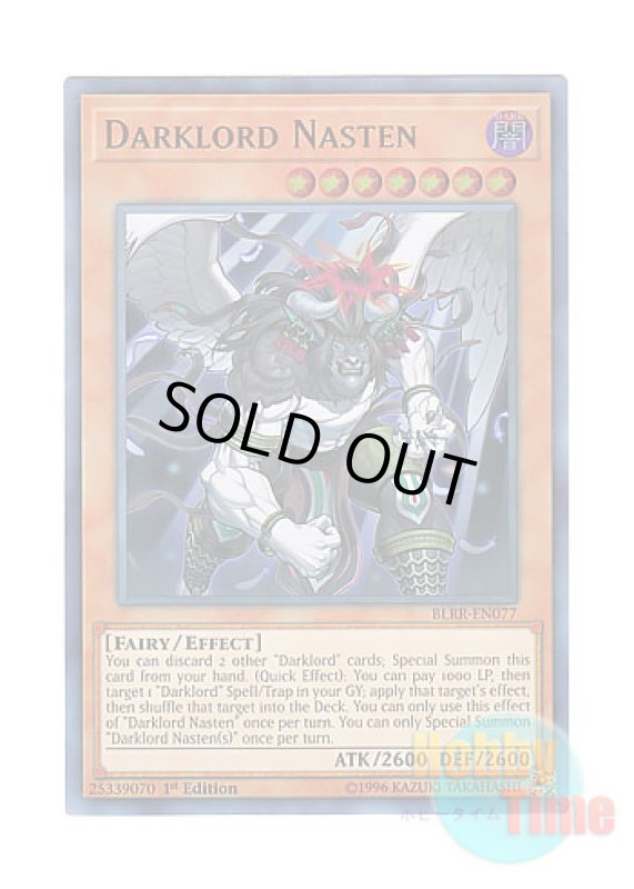画像1: 英語版 BLRR-EN077 Darklord Nasten 堕天使マスティマ (ウルトラレア) 1st Edition (1)