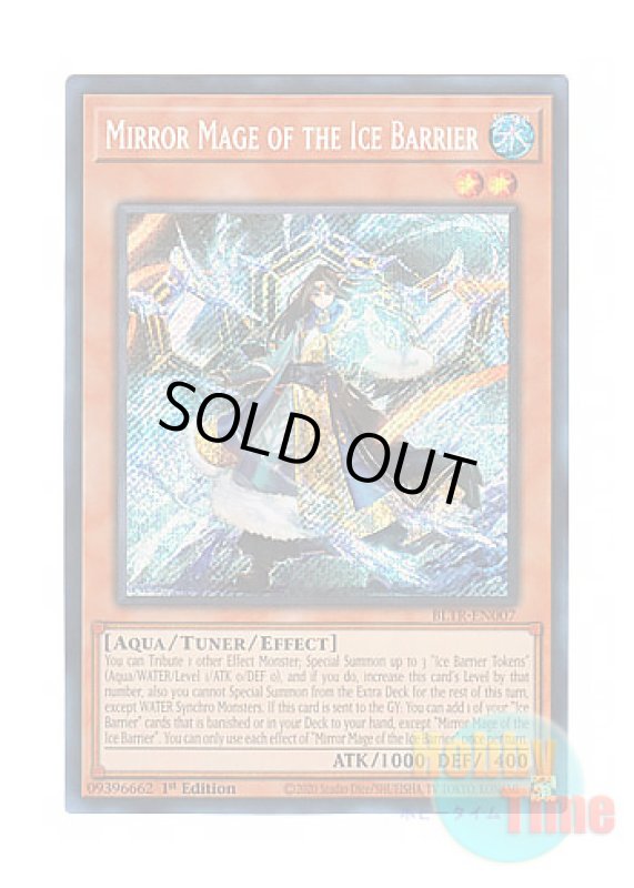 画像1: 英語版 BLTR-EN007 Mirror Mage of the Ice Barrier 氷結界の鏡魔師 (シークレットレア) 1st Edition (1)