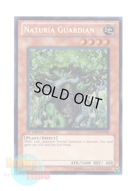 画像1: 英語版 HA02-EN003 Naturia Guardian ナチュル・ガーディアン (シークレットレア) 1st Edition (1)