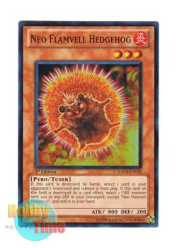 画像1: 英語版 HA04-EN032 Neo Flamvell Hedgehog ネオフレムベル・ヘッジホッグ (スーパーレア) 1st Edition