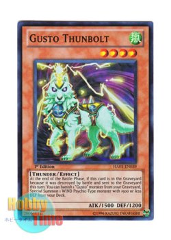 画像1: 英語版 HA05-EN039 Gusto Thunbolt ガスタ・サンボルト (スーパーレア) 1st Edition