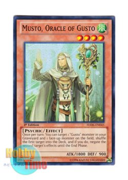 画像1: 英語版 HA06-EN045 Musto, Oracle of Gusto ガスタの神官 ムスト (スーパーレア) 1st Edition