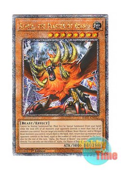画像1: 英語版 RA01-EN022 Alpha, the Master of Beasts 獣王アルファ (クォーターセンチュリーシークレットレア) 1st Edition