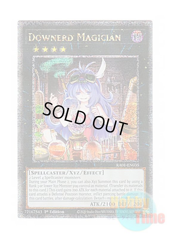 画像1: 英語版 RA01-EN035 Downerd Magician ダウナード・マジシャン (クォーターセンチュリーシークレットレア) 1st Edition (1)