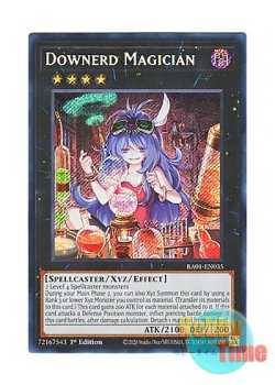 画像1: 英語版 RA01-EN035 Downerd Magician ダウナード・マジシャン (シークレットレア) 1st Edition