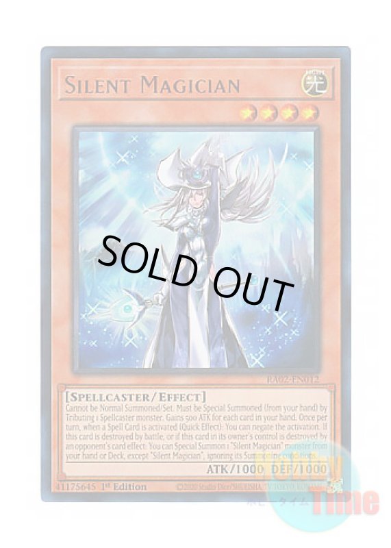 画像1: 英語版 RA02-EN012 Silent Magician 沈黙の魔術師－サイレント・マジシャン (ウルトラレア) 1st Edition (1)