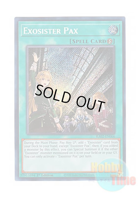 画像1: 英語版 RA02-EN066 Exosister Pax エクソシスター・パークス (シークレットレア) 1st Edition (1)