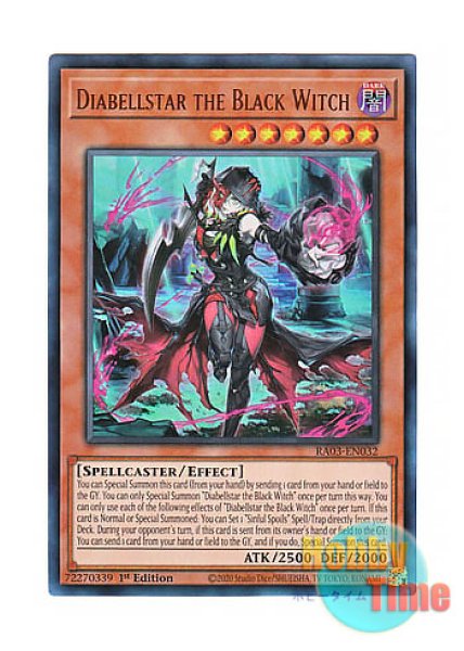英語版 RA03-EN032 Diabellstar the Black Witch 黒魔女ディアベル
