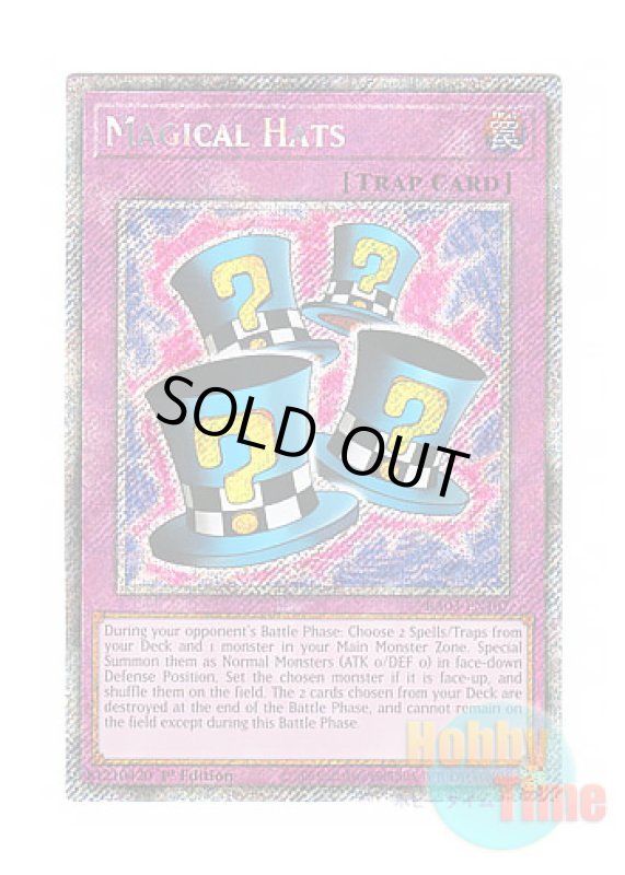 画像1: 英語版 RA03-EN107 Magical Hats マジカルシルクハット (プラチナシークレットレア) 1st Edition (1)