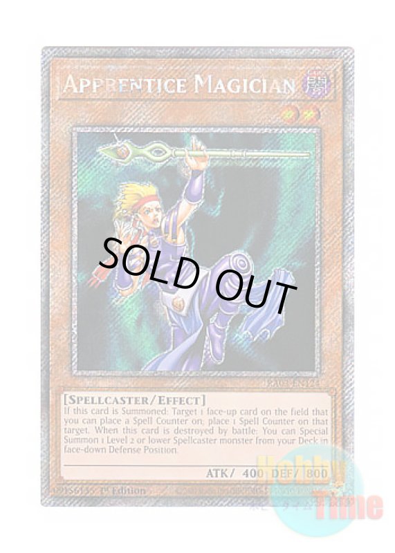 画像1: 英語版 RA03-EN124 Apprentice Magician 見習い魔術師 (プラチナシークレットレア) 1st Edition (1)