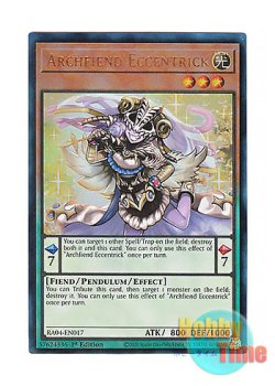 画像1: 英語版 RA04-EN017 Archfiend Eccentrick エキセントリック・デーモン (プリズマティックアルティメットレア) 1st Edition