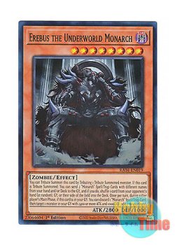 画像1: 英語版 RA04-EN019 Erebus the Underworld Monarch 冥帝エレボス (スーパーレア) 1st Edition