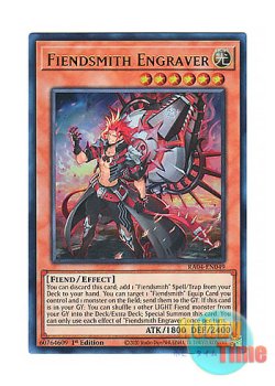 画像1: 英語版 RA04-EN049 Fiendsmith Engraver 魔を刻むデモンスミス (ウルトラレア) 1st Edition