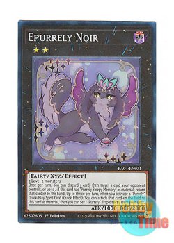 画像1: 英語版 RA04-EN071 Epurrely Noir エピュアリィ・ノアール (プリズマティックコレクターズレア) 1st Edition
