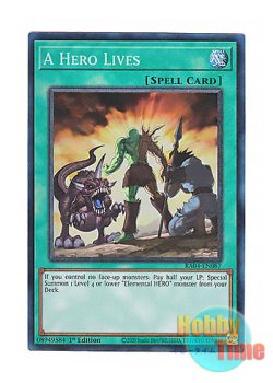 画像1: 英語版 RA04-EN087 A Hero Lives ヒーローアライブ (プリズマティックコレクターズレア) 1st Edition