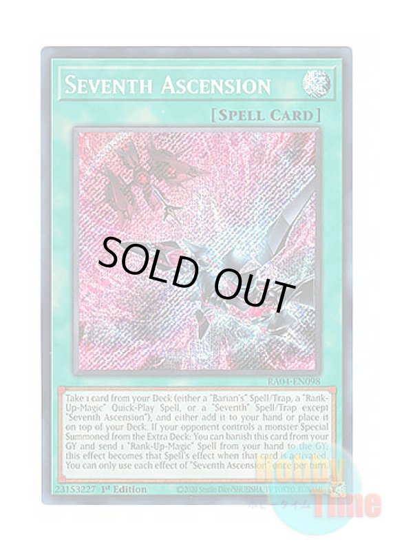 画像1: 英語版 RA04-EN098 Seventh Ascension 七皇昇格 (シークレットレア) 1st Edition (1)