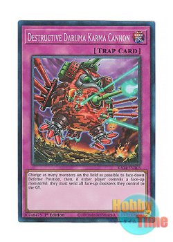 画像1: 英語版 RA04-EN103 Destructive Daruma Karma Cannon 魔砲戦機ダルマ・カルマ (プリズマティックコレクターズレア) 1st Edition