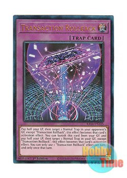 画像1: 英語版 RA04-EN105 Transaction Rollback トランザクション・ロールバック (プリズマティックアルティメットレア) 1st Edition