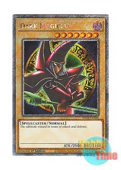 画像1: 英語版 RA04-EN106 Dark Magician ブラック・マジシャン (プラチナシークレットレア) 1st Edition