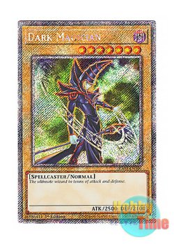 画像1: 英語版 RA04-EN106 Dark Magician【Alternate Art TCG 6th Ver.】 ブラック・マジシャン【イラスト違い TCG第6版】 (プラチナシークレットレア) 1st Edition