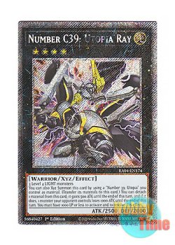 画像1: 英語版 RA04-EN174 Number C39: Utopia Ray CNo.39 希望皇ホープレイ (プラチナシークレットレア) 1st Edition